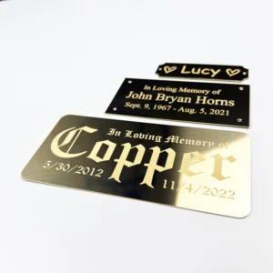 Engraved Metal Plate