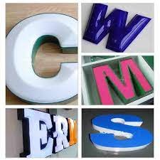 Thermoforming letter