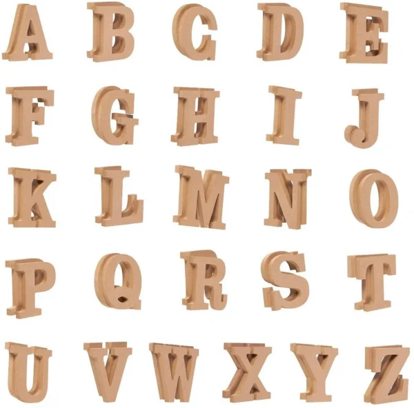 Wooden Letters